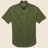 Seersucker Shirt - Olive - Gitman Vintage - STAG Provisions - Tops - S/S Woven - Other Pattern
