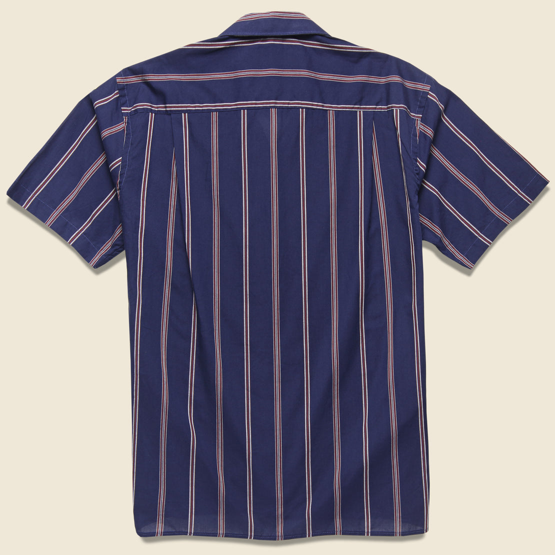 Stripe Shirt - Navy - Gitman Vintage - STAG Provisions - Tops - S/S Woven - Stripe