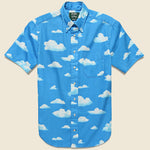 Clouds Shirt - Blue - Gitman Vintage - STAG Provisions - Tops - S/S Woven - Other Pattern