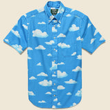 Clouds Shirt - Blue - Gitman Vintage - STAG Provisions - Tops - S/S Woven - Other Pattern