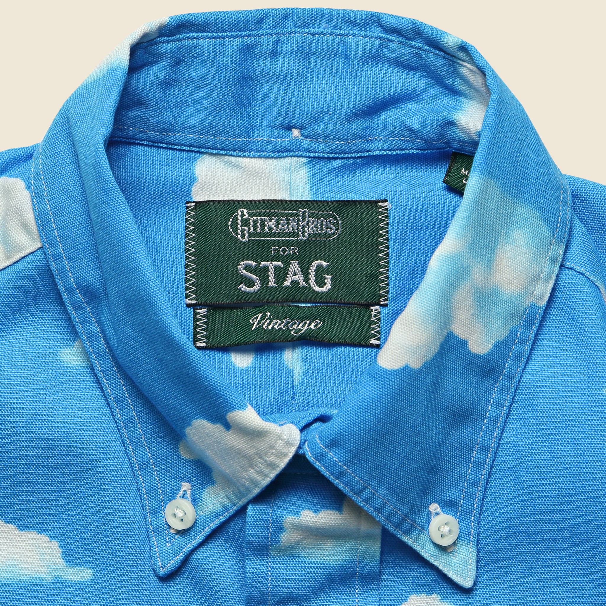 
                          Clouds Shirt - Blue - Gitman Vintage - STAG Provisions - Tops - S/S Woven - Other Pattern
                        