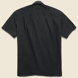 Guayabera Seersucker Camp - Black - Gitman Vintage - STAG Provisions - Tops - S/S Woven - Other Pattern