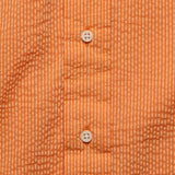 Neon Stripe Seersucker Oxford Shirt - Orange - Gitman Vintage - STAG Provisions - Tops - S/S Woven - Other Pattern