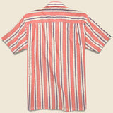 Awning Stripe Camp Shirt - Pink - Gitman Vintage - STAG Provisions - Tops - S/S Woven - Stripe
