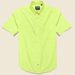 American Neon Awning Stripe Oxford Shirt - Yellow - Gitman Vintage - STAG Provisions - Tops - S/S Woven - Stripe