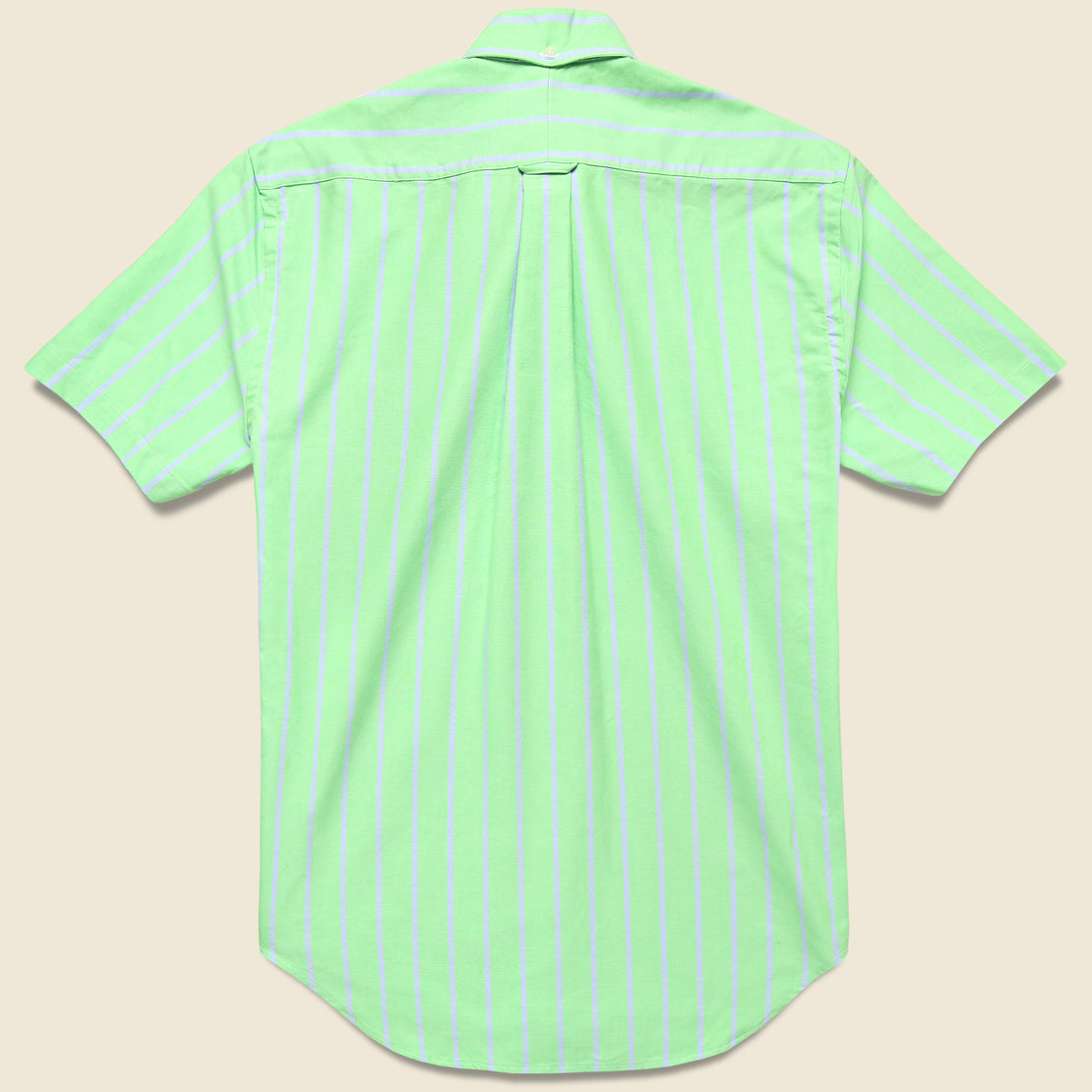 American Neon Stripe Oxford Shirt - Green - Gitman Vintage - STAG Provisions - Tops - S/S Woven - Stripe