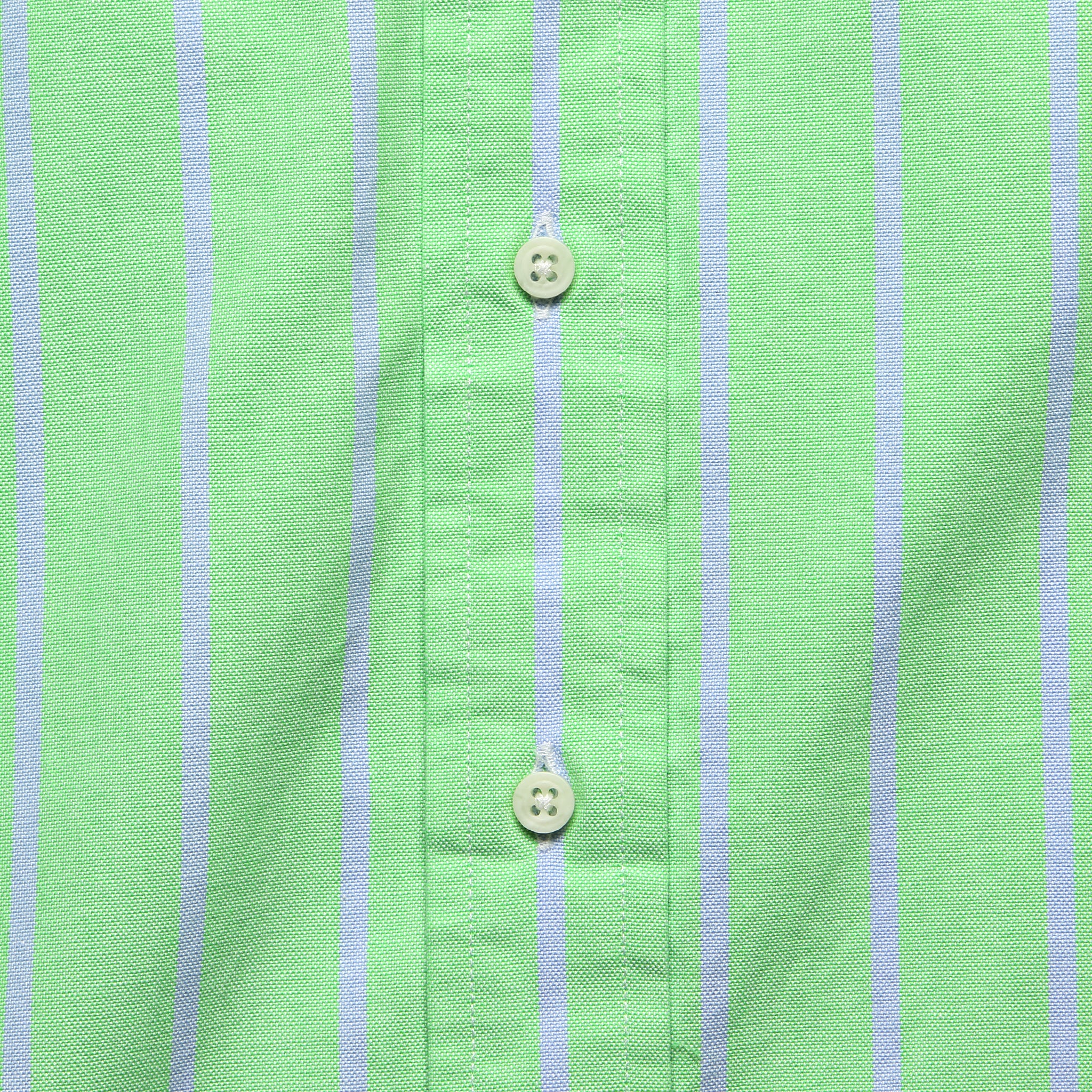 
                          American Neon Stripe Oxford Shirt - Green - Gitman Vintage - STAG Provisions - Tops - S/S Woven - Stripe
                        