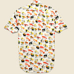 Omakase Sushi Shirt - White - Gitman Vintage - STAG Provisions - Tops - S/S Woven - Other Pattern
