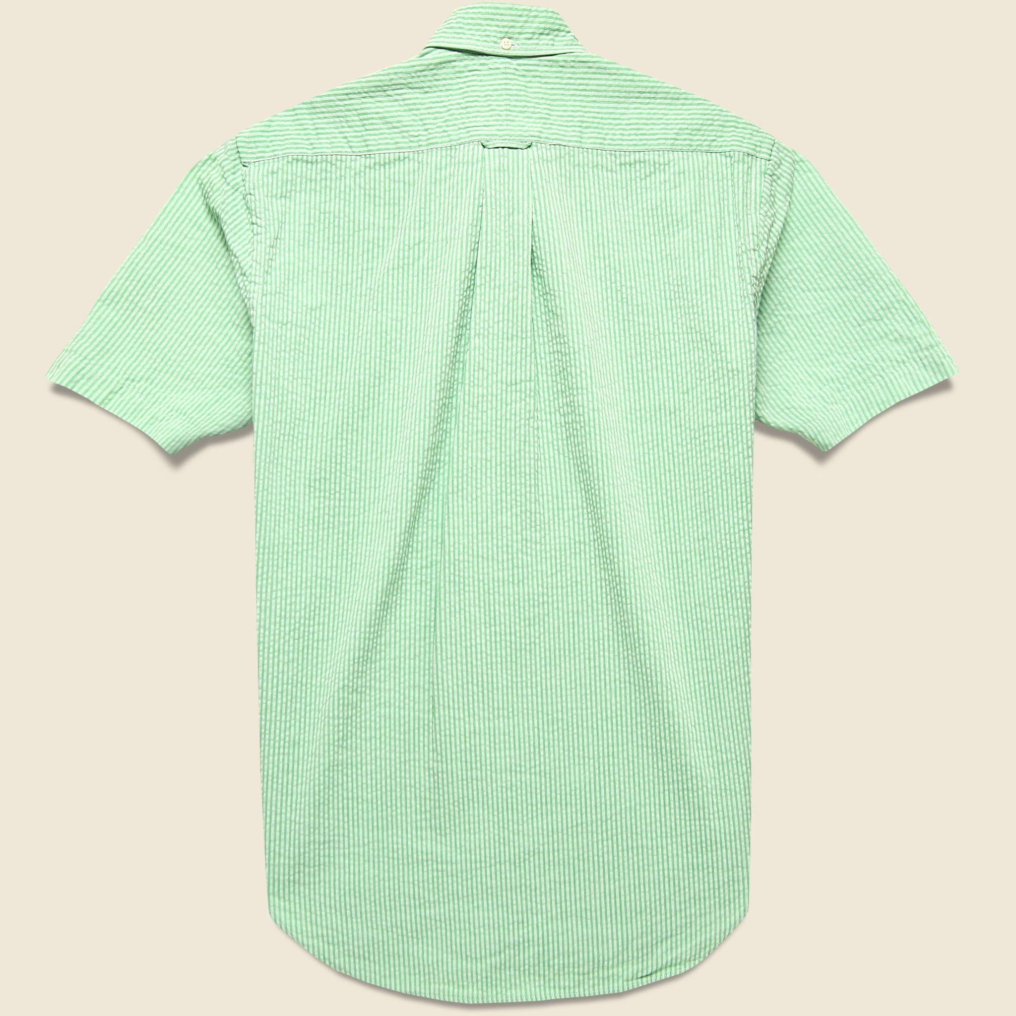 
                          Tonal Seersucker Shirt - Green - Gitman Vintage - STAG Provisions - Tops - S/S Woven - Other Pattern
                        