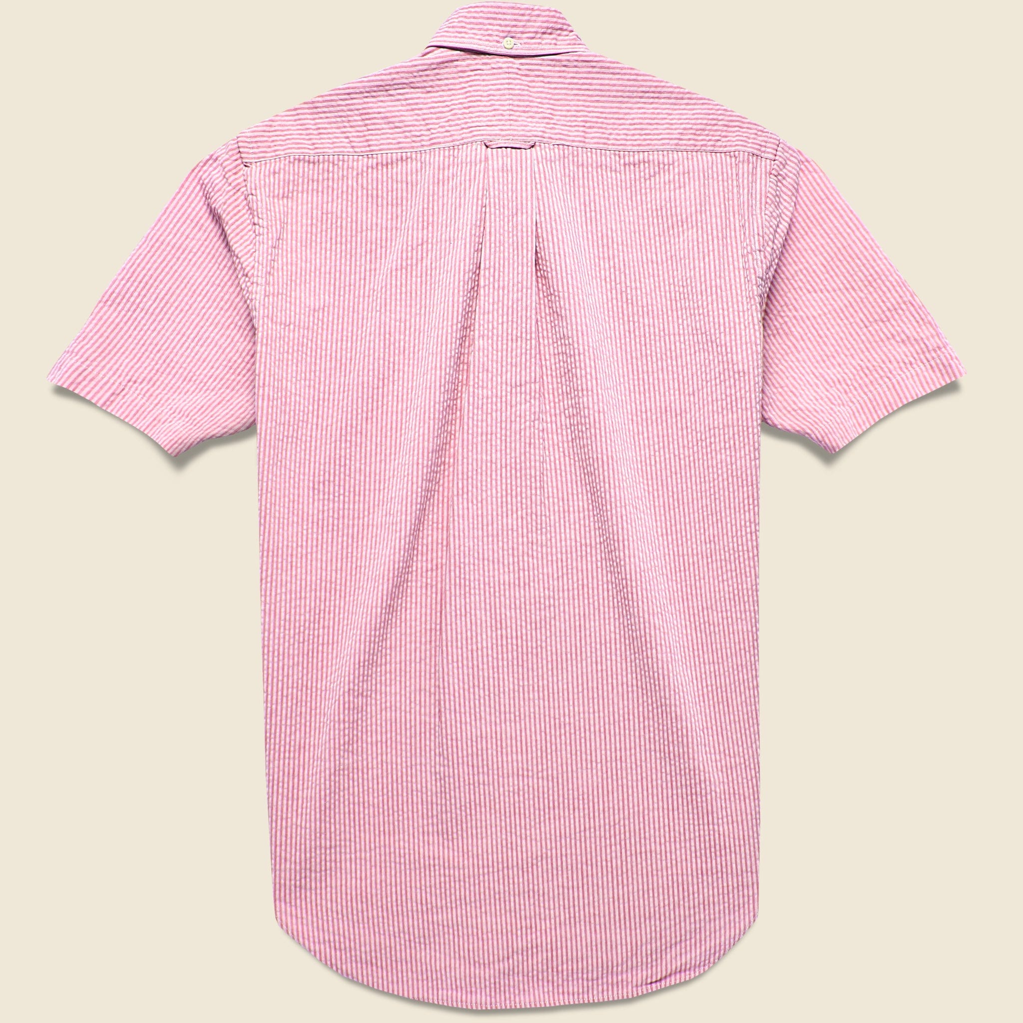 Tonal Seersucker Shirt - Pink - Gitman Vintage - STAG Provisions - Tops - S/S Woven - Other Pattern
