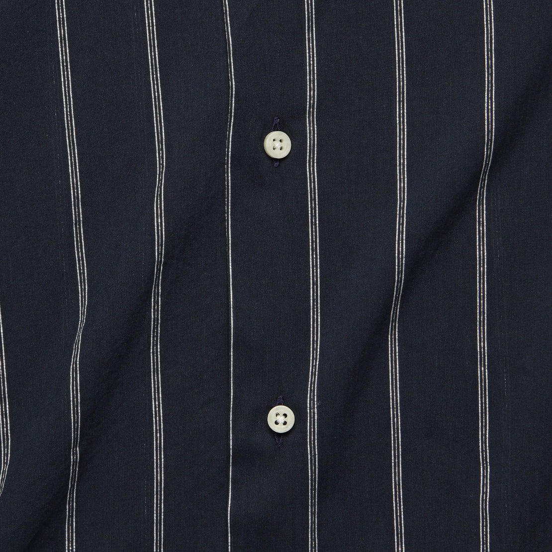 Metalic Stripe Camp Shirt - Navy - Gitman Vintage - STAG Provisions - Tops - S/S Woven - Stripe