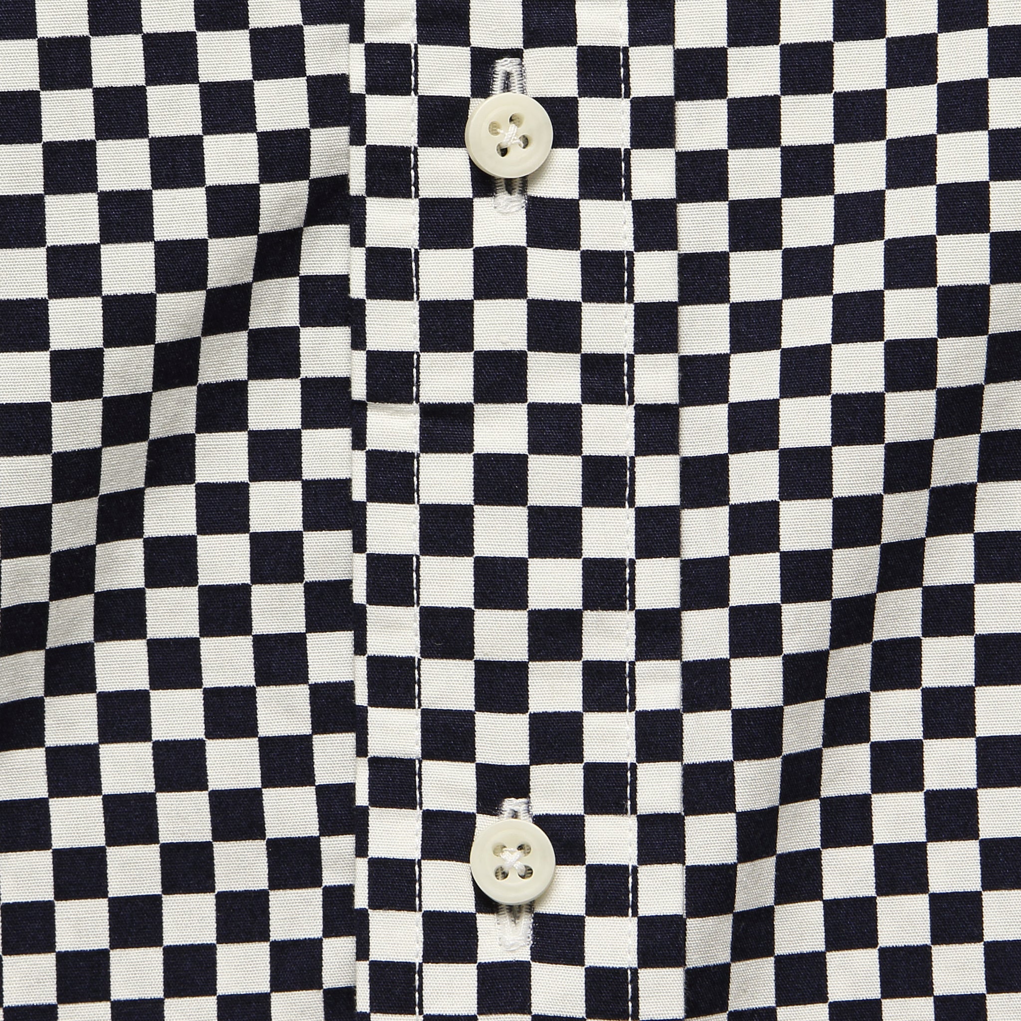 
                          Checker Shirt - Black/White - Gitman Vintage - STAG Provisions - Tops - S/S Woven - Other Pattern
                        