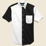 Mixed Panel Oxford - Black/White - Gitman Vintage - STAG Provisions - Tops - S/S Woven - Other Pattern