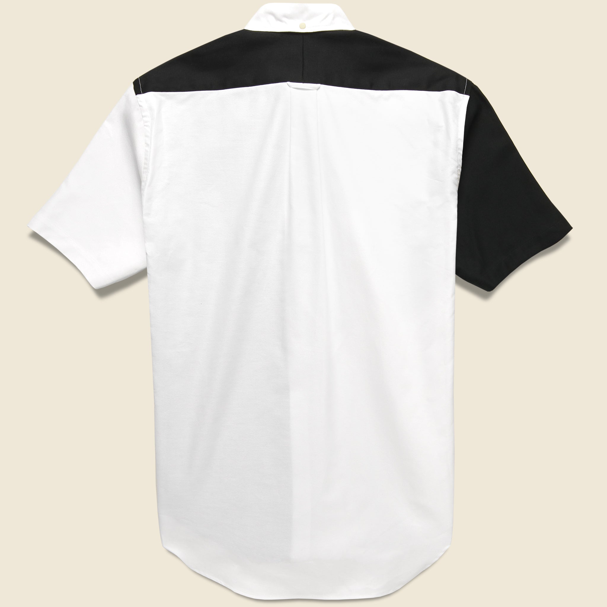 Mixed Panel Oxford - Black/White - Gitman Vintage - STAG Provisions - Tops - S/S Woven - Other Pattern