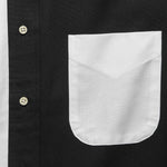Mixed Panel Oxford - Black/White - Gitman Vintage - STAG Provisions - Tops - S/S Woven - Other Pattern