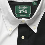Mixed Panel Oxford - Black/White - Gitman Vintage - STAG Provisions - Tops - S/S Woven - Other Pattern