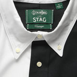 Mixed Panel Oxford - Black/White - Gitman Vintage - STAG Provisions - Tops - S/S Woven - Other Pattern