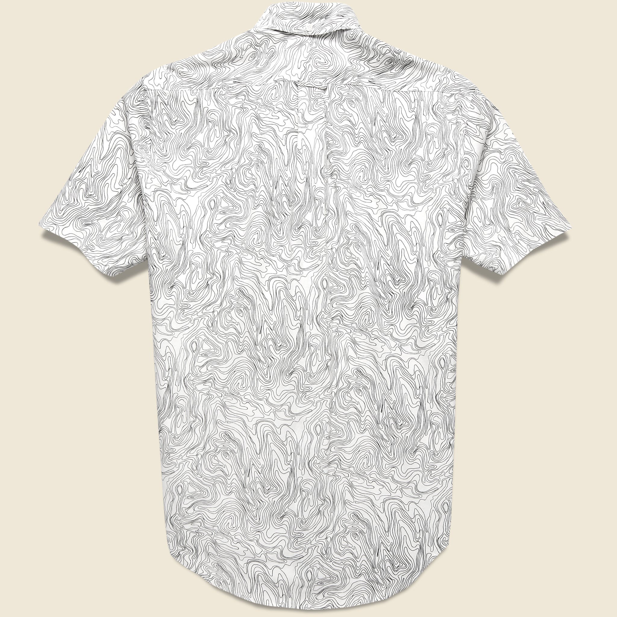 Ripple Shirt - Black/White - Gitman Vintage - STAG Provisions - Tops - S/S Woven - Other Pattern