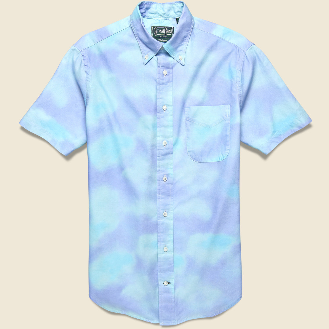 Gitman Vintage Cotton Candy Oxford Shirt - Blue