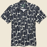 Alexander Girard January Camp Shirt - Black/White - Gitman Vintage - STAG Provisions - Tops - S/S Woven - Other Pattern