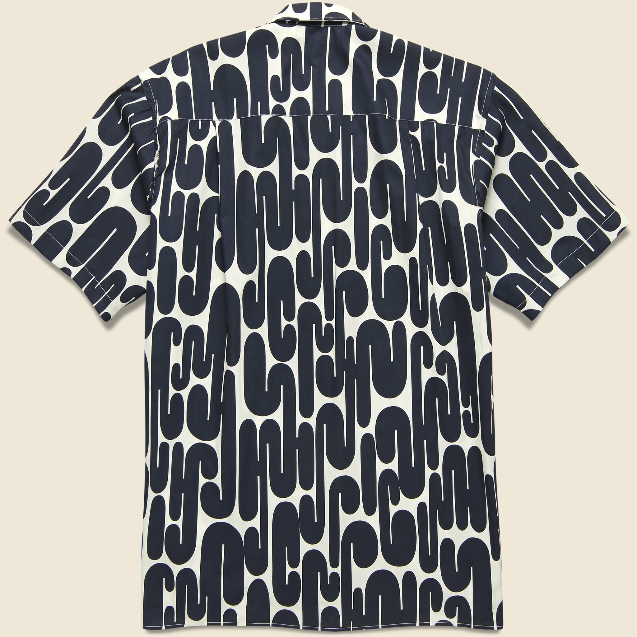 Alexander Girard January Camp Shirt - Black/White - Gitman Vintage - STAG Provisions - Tops - S/S Woven - Other Pattern