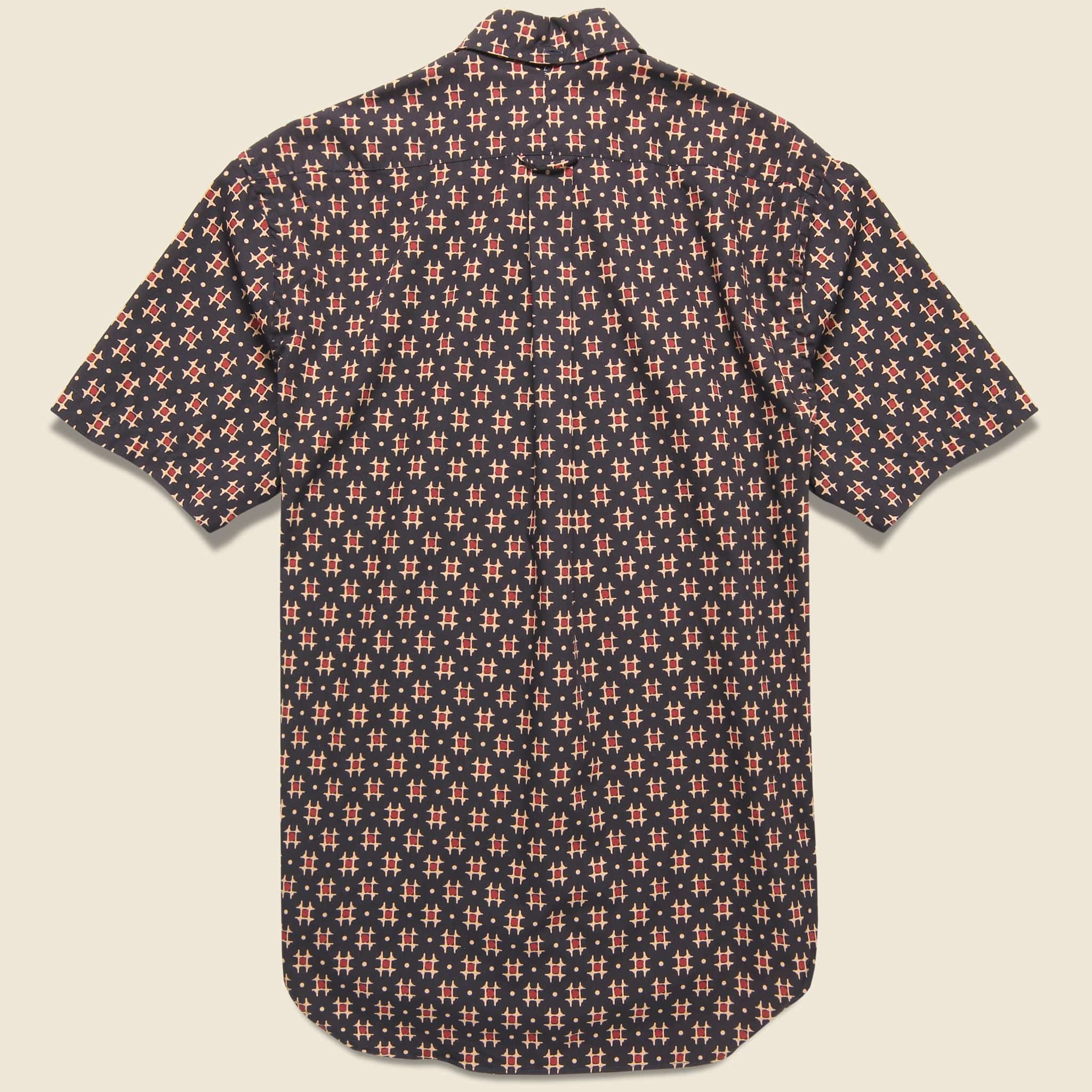 
                          Window Batik Block Print Shirt - Black - Gitman Vintage - STAG Provisions - Tops - S/S Woven - Other Pattern
                        