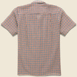 Eco Open Weave Camp Shirt - Red/Navy - Gitman Vintage - STAG Provisions - Tops - S/S Woven - Plaid