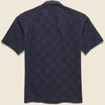 Panama Washer Cloth Camp Shirt - Navy - Gitman Vintage - STAG Provisions - Tops - S/S Woven - Solid