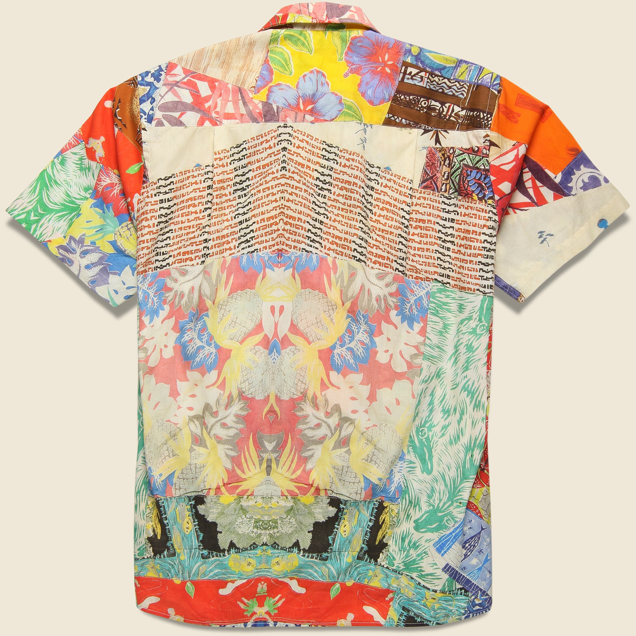 Aloha Quilt Shirt - Multi - Gitman Vintage - STAG Provisions - Tops - S/S Woven - Other Pattern