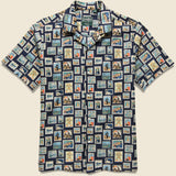 Old Masters Shirt - Navy - Gitman Vintage - STAG Provisions - Tops - S/S Woven - Other Pattern