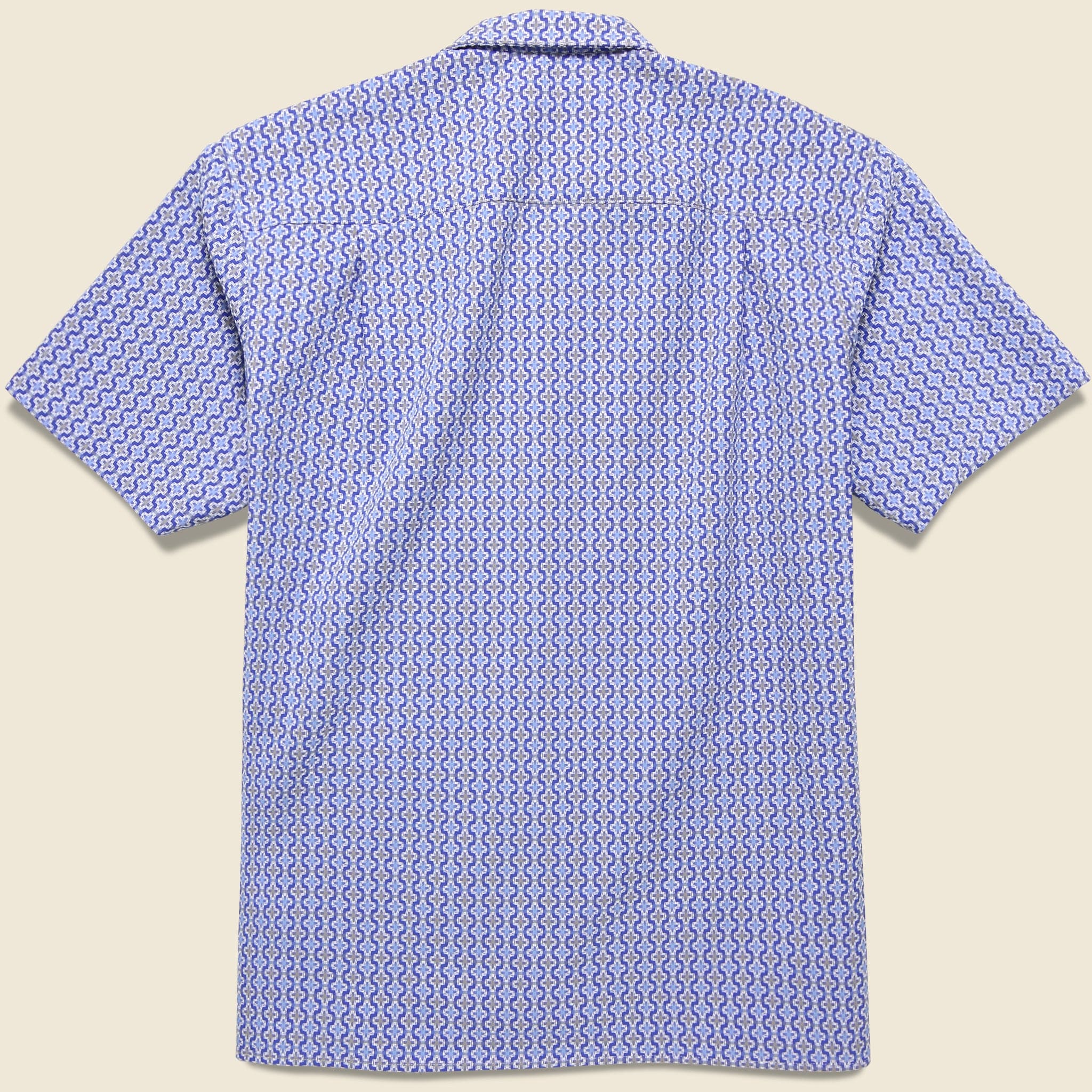 
                          Summer Ready Jacquard Shirt - Blue - Gitman Vintage - STAG Provisions - Tops - S/S Woven - Other Pattern
                        