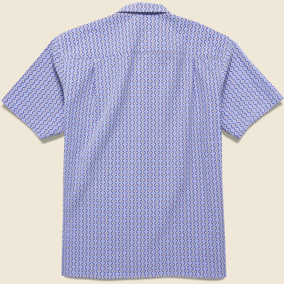 Summer Ready Jacquard Shirt - Blue