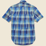 Ikat Madras Shirt - Blue - Gitman Vintage - STAG Provisions - Tops - S/S Woven - Plaid