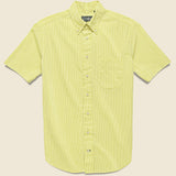 Seersucker Shirt - Yellow/White Stripe - Gitman Vintage - STAG Provisions - Tops - S/S Woven - Seersucker