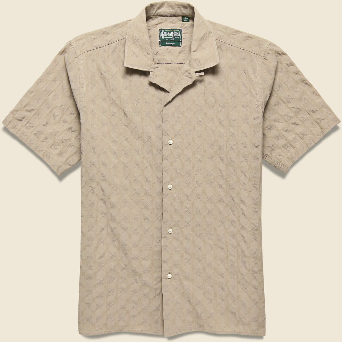 NON STOCK Japanese Tiger Camp Shirt Old Fashion Summer Men's Short Sleeve  Shirts