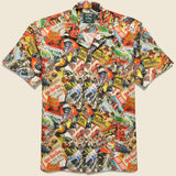 Hot Rod Print Camp Shirt - Gitman Vintage - STAG Provisions - Tops - S/S Woven - Other Pattern