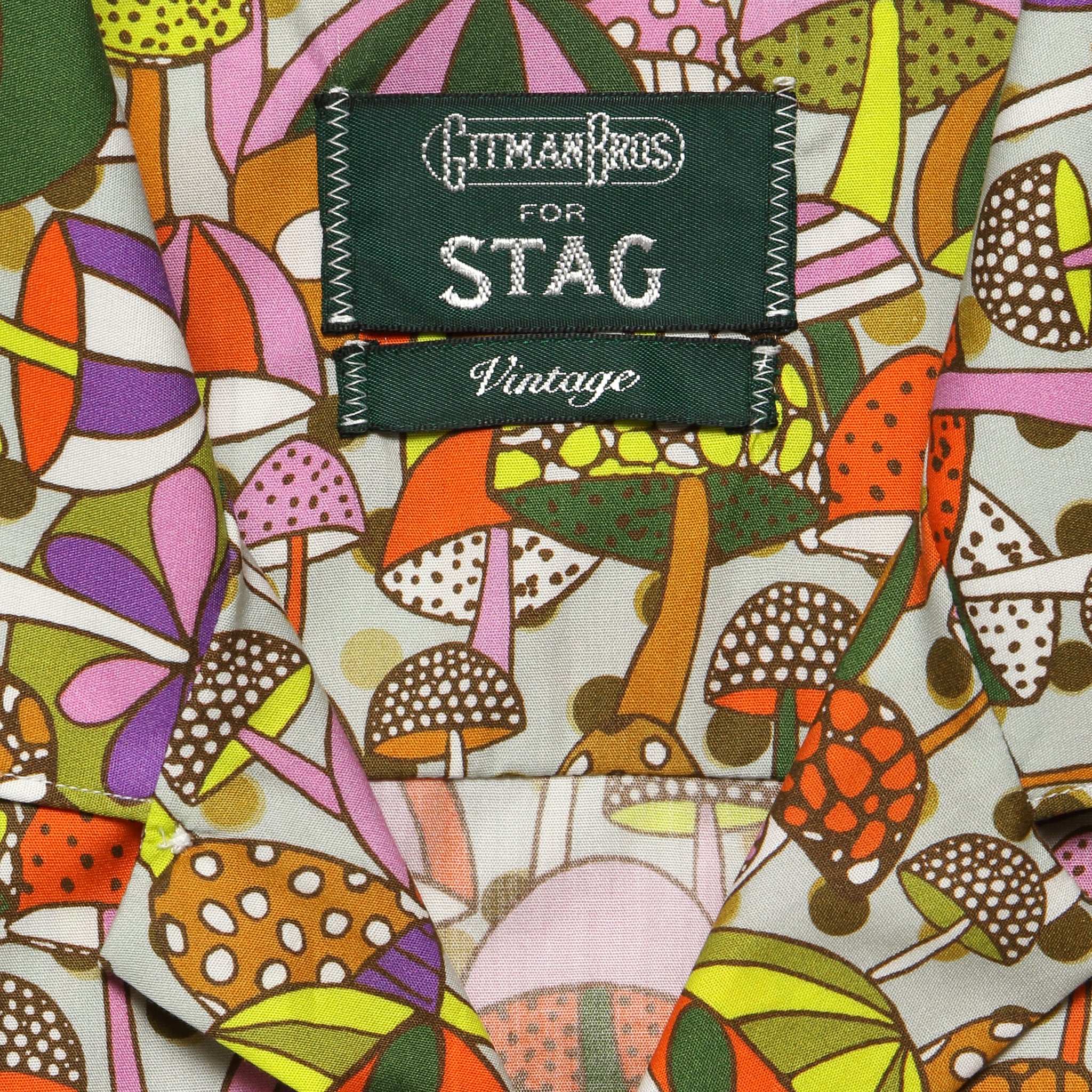 Mushroom Print Camp Shirt - Gitman Vintage - STAG Provisions - Tops - S/S Woven - Other Pattern
