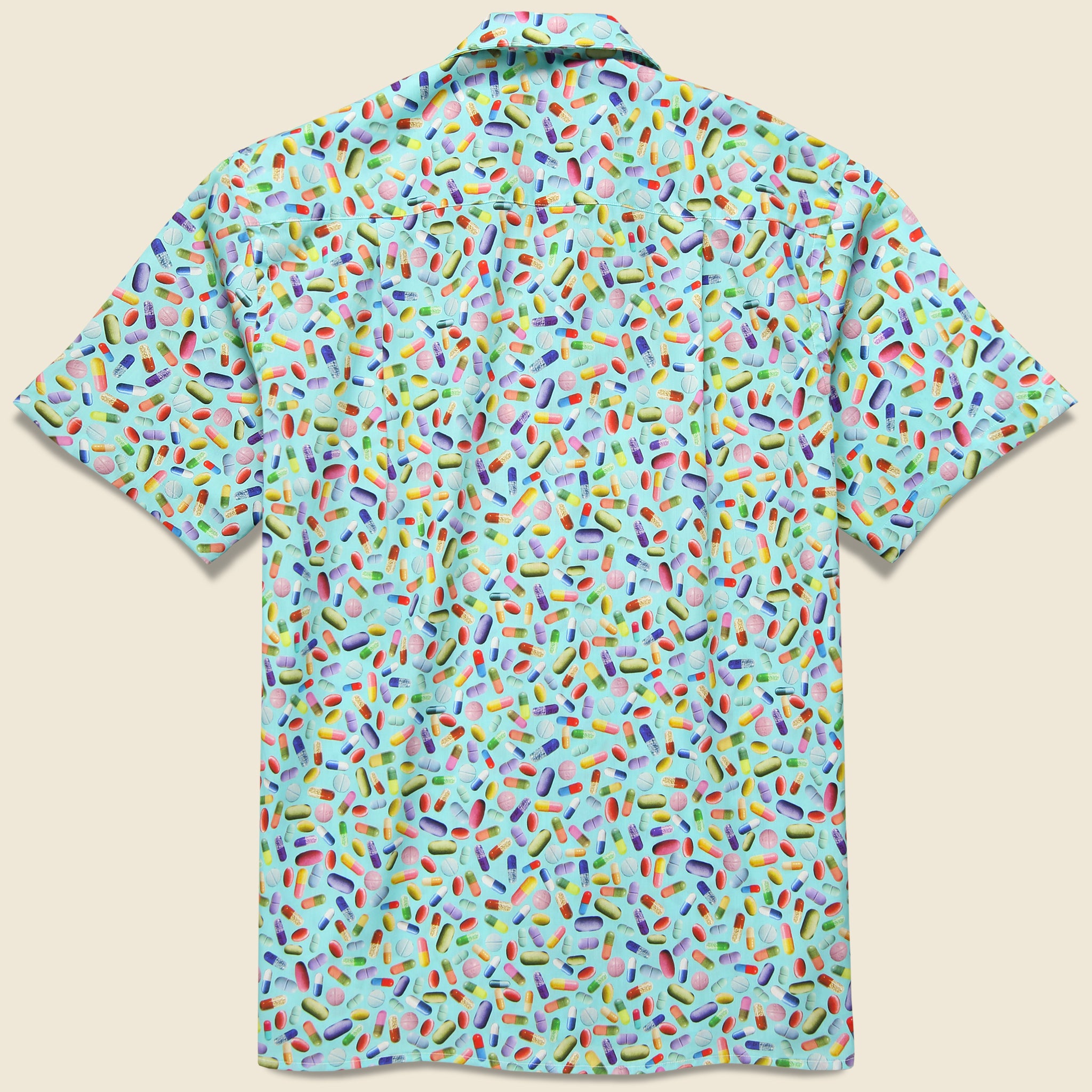 Pill Print Camp Shirt - Gitman Vintage - STAG Provisions - Tops - S/S Woven - Other Pattern
