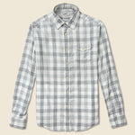 Durham Gingham Double Cloth Shirt - Heather Grey - Grayers - STAG Provisions - Tops - L/S Woven - Plaid