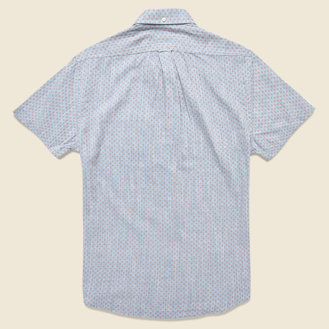 Ahab Open Dot Print Shirt - Blue - Grayers - STAG Provisions - Tops - S/S Woven - Other Pattern