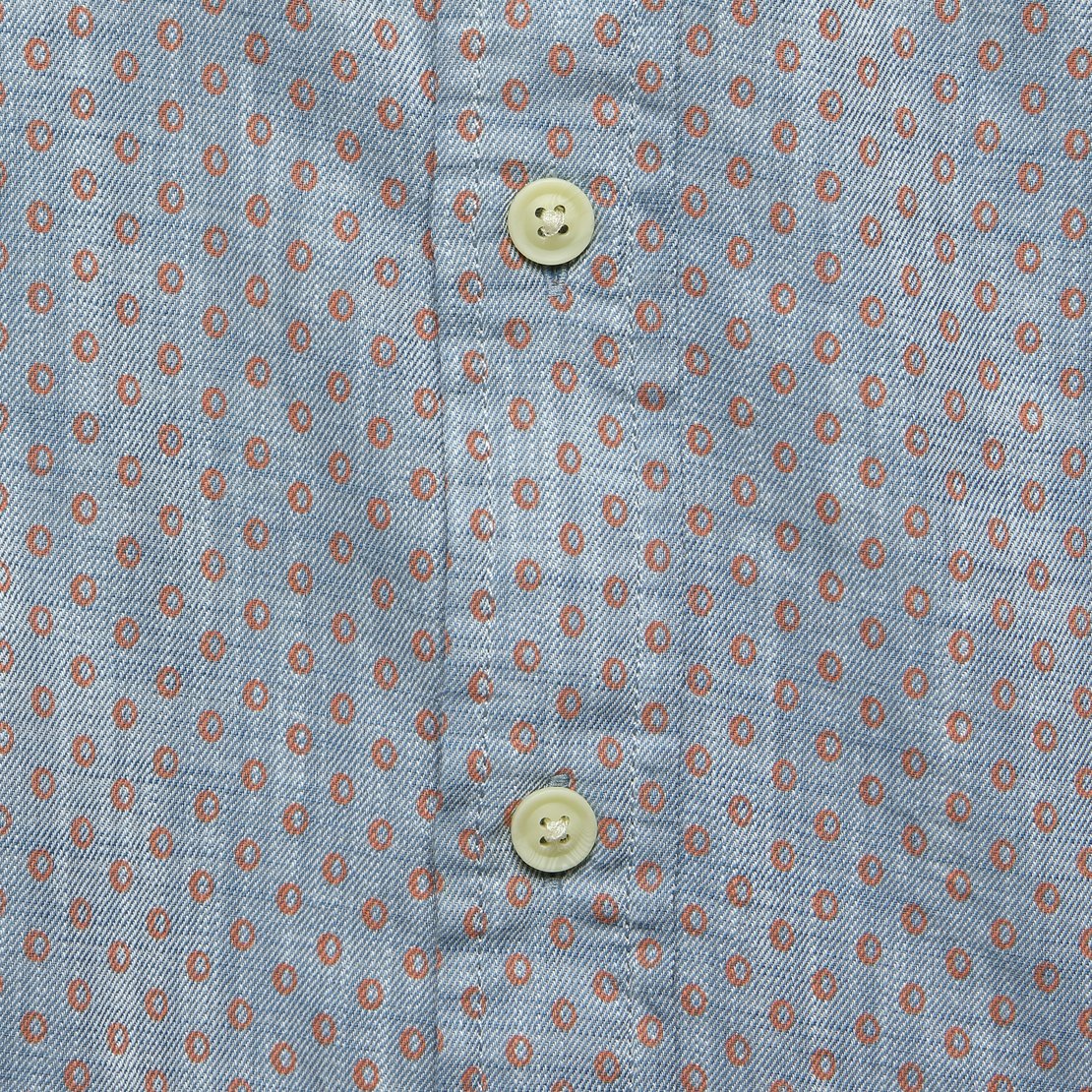 Ahab Open Dot Print Shirt - Blue - Grayers - STAG Provisions - Tops - S/S Woven - Other Pattern