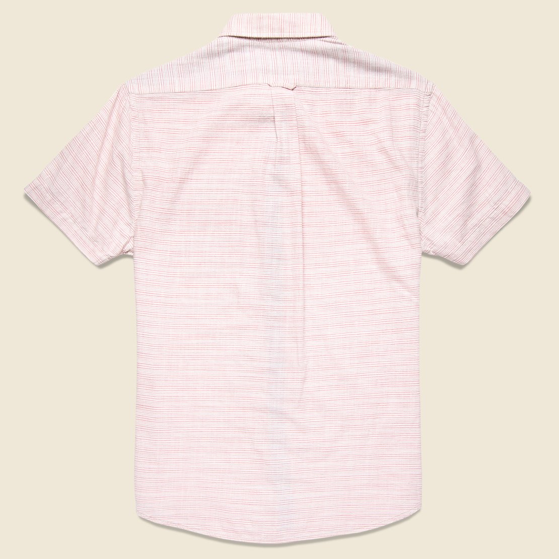 
                          Horizon Summer Twill Shirt - Melon Cream Stripe - Grayers - STAG Provisions - Tops - S/S Woven - Stripe
                        