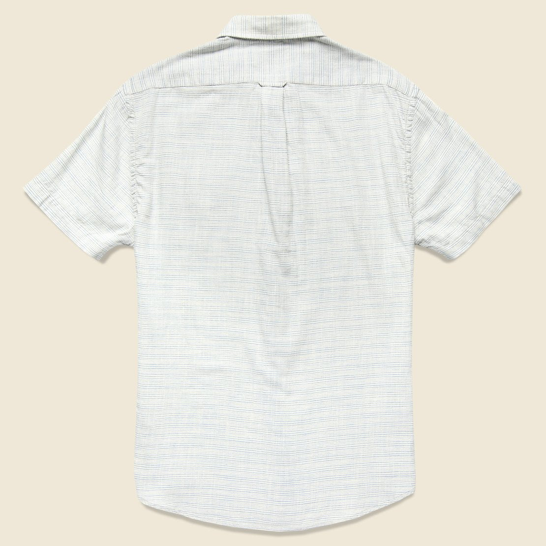 Horizon Summer Twill Shirt - Blue Cream Stripe - Grayers - STAG Provisions - Tops - S/S Woven - Stripe