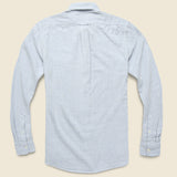 Hammond Double Cloth Shirt - Blue Heather - Grayers - STAG Provisions - Tops - L/S Woven - Solid