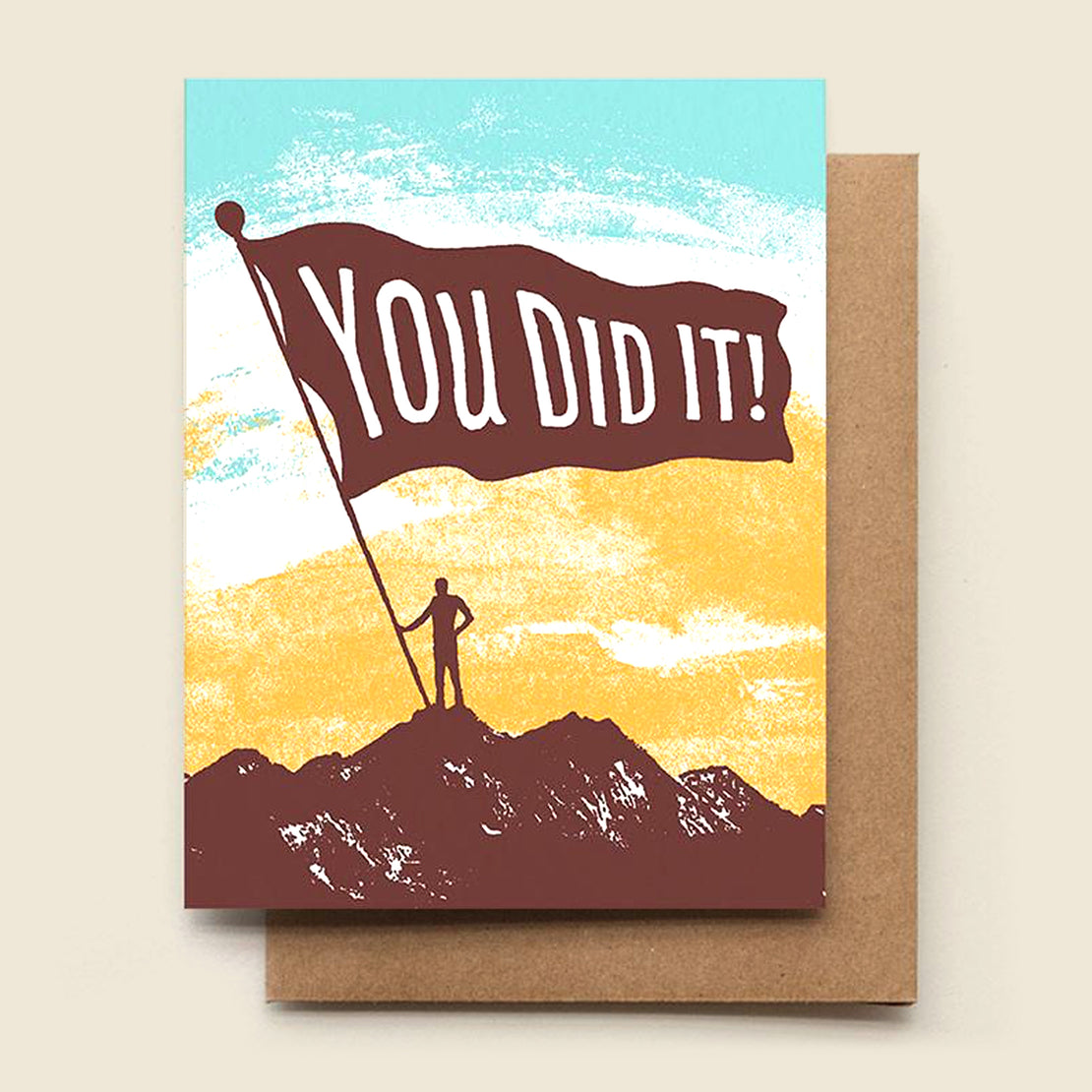 Paper Goods You Did It Card