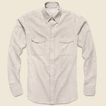 Twill Fleck Shirt - Tan - Hamilton Shirt Co. - STAG Provisions - Tops - L/S Woven - Fleck