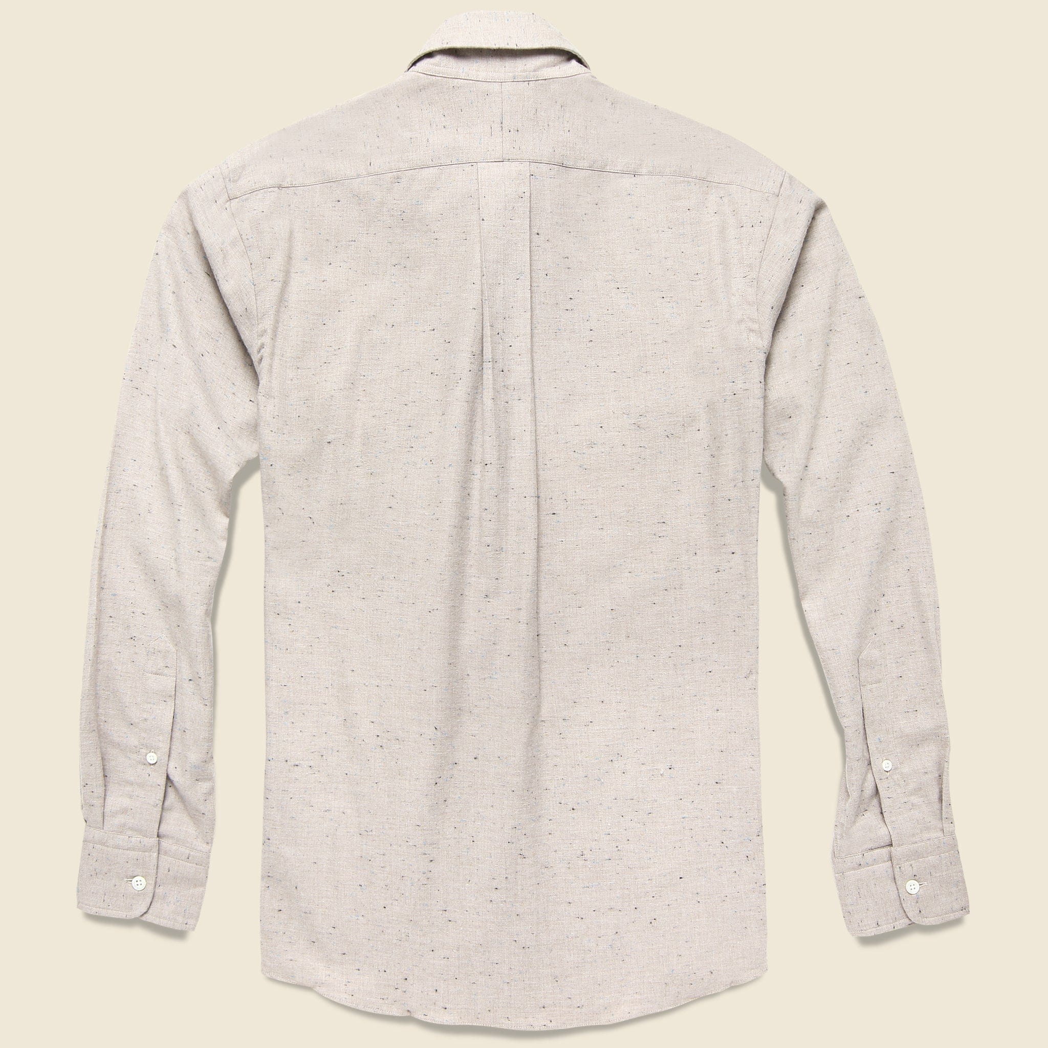 Twill Fleck Shirt - Tan - Hamilton Shirt Co. - STAG Provisions - Tops - L/S Woven - Fleck