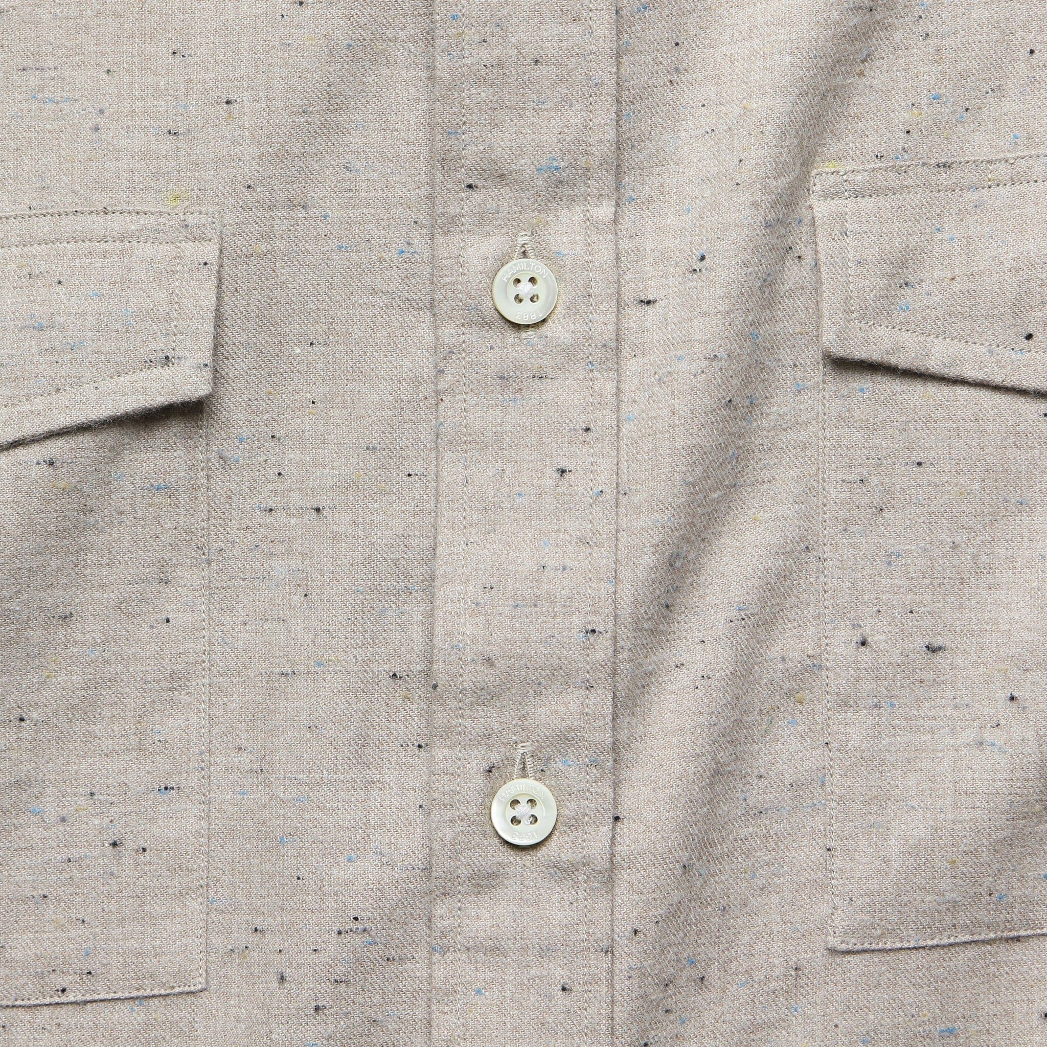 
                          Twill Fleck Shirt - Tan - Hamilton Shirt Co. - STAG Provisions - Tops - L/S Woven - Fleck
                        