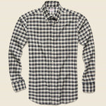 Twill Plaid Shirt - Brown/Cream - Hamilton Shirt Co. - STAG Provisions - Tops - L/S Woven - Plaid