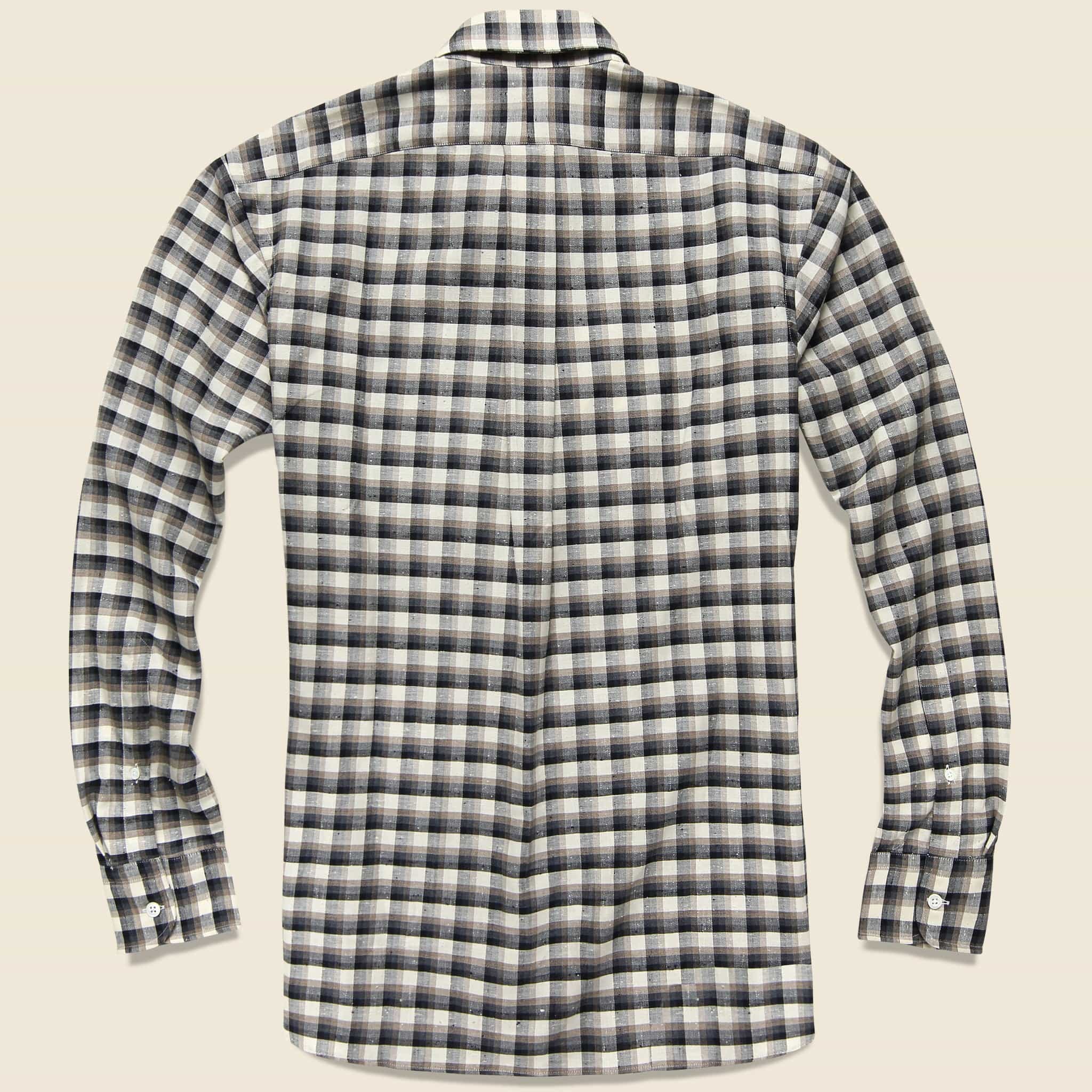 
                          Twill Plaid Shirt - Brown/Cream - Hamilton Shirt Co. - STAG Provisions - Tops - L/S Woven - Plaid
                        